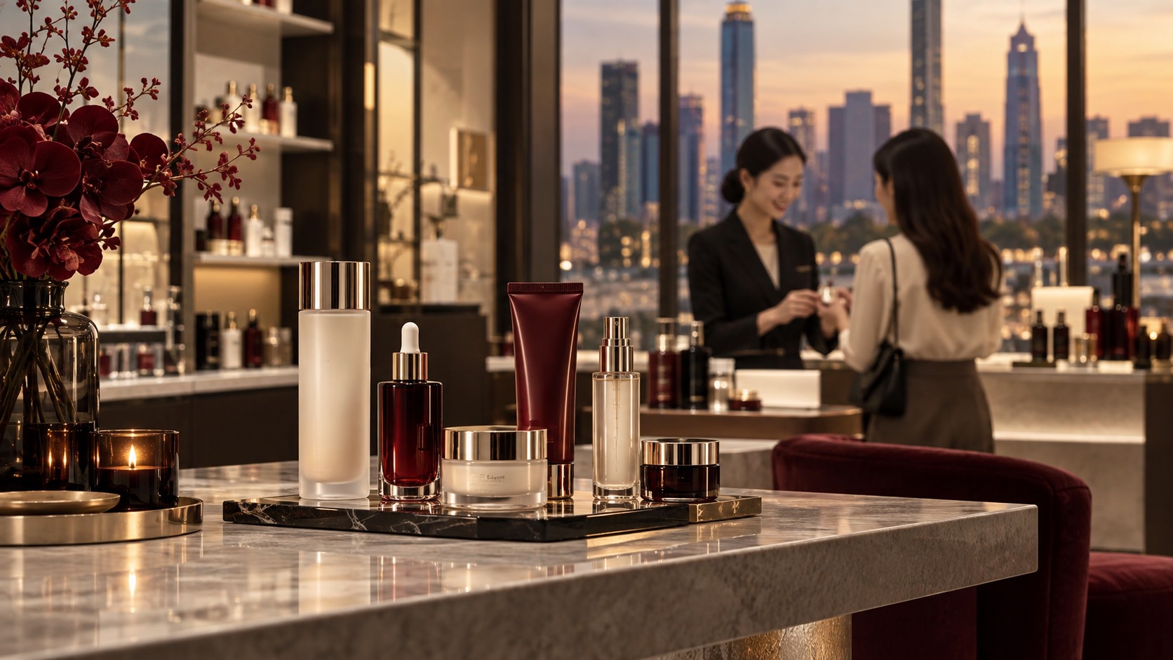 Editorial scene representing China market distribution